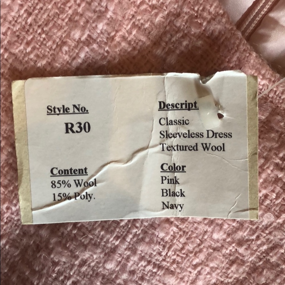 Pink Wool Dress - Picture 3 of 4